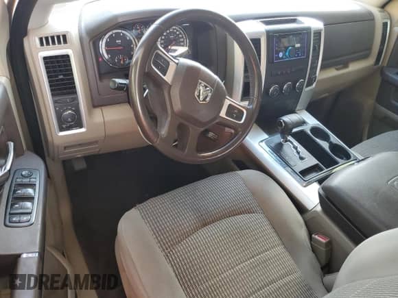 2009 Dodge 1500 SLT with VIN 1D3HB13T09S736549, listed as a Copart auction lot 73873824 with 176,610 mi miles and Salvage title. Bid and sale history available at DreamBid. Image 8.