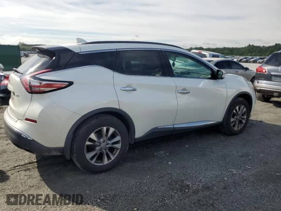 2017 Nissan Murano SV with VIN 5N1AZ2MG4HN189839, listed as a Copart auction lot 60026095 with 80,175 mi miles and Clean title. Bid and sale history available at DreamBid. Image 3.