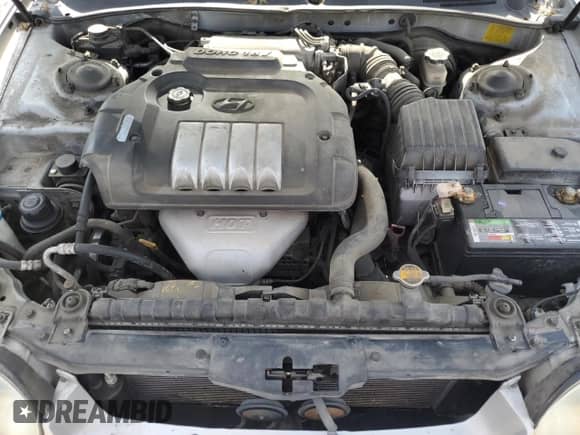 2003 Hyundai Sonata with VIN KMHWF25SX3A747288, listed as a Copart auction lot 69390125 with 105,394 mi miles and Salvage title. Bid and sale history available at DreamBid. Image 11.