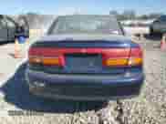 2000 Saturn LS with VIN 1G8JU52F7YY645498, listed as a Copart auction lot 75295614 with 140,554 mi miles and Salvage title. Bid and sale history available at DreamBid. Image 6.