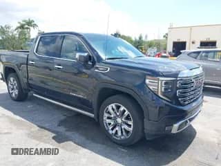 2023 GMC Sierra 1500 Denali with VIN 1GTUUGE81PZ308054, listed as a IAAI auction lot 41943285 with 22,315 mi miles and . Bid and sale history available at DreamBid. Image 1.