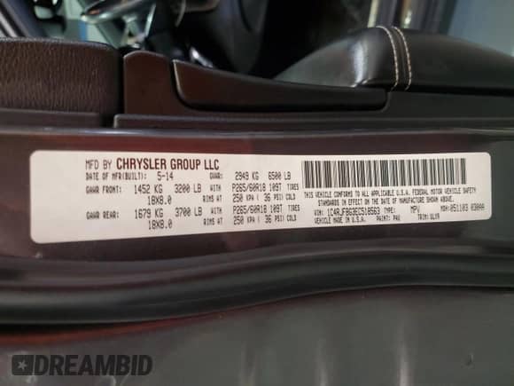 2014 Jeep Grand Cherokee Limited z VIN 1C4RJFBG3EC518563, wystawiony jako Copart lot #89467955 z przebiegiem 149 328 mil mil oraz Czysty tytuł • Clean title. Historia ofert i sprzedaży dostępna na DreamBid. Obrazek 13.