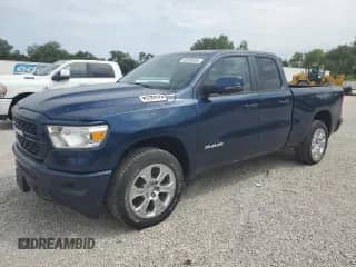 2024 Ram 1500 Big Horn with VIN 1C6SRFBT7RN137937, listed as a Copart auction lot 68356584 with 370 mi miles and Salvage title. Bid and sale history available at DreamBid. Image 1.