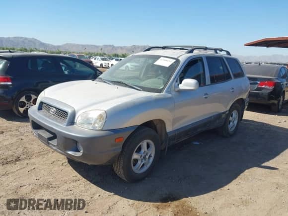 2003 Hyundai Santa Fe GLS with VIN KM8SC73D23U356093, listed as a IAAI auction lot 42508114 with 172,433 mi miles and . Bid and sale history available at DreamBid. Image 2.