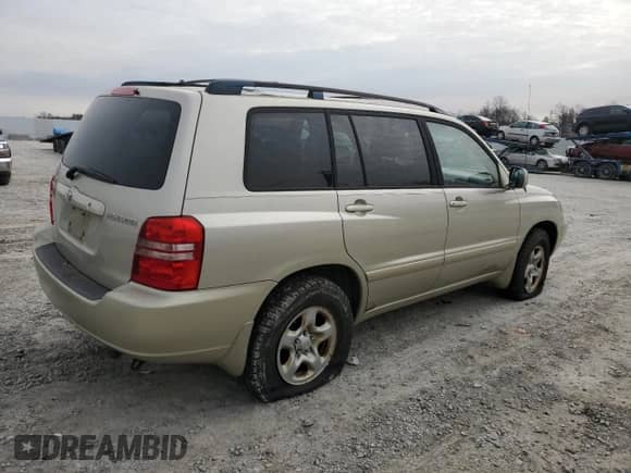 2003 Toyota Highlander с VIN JTEHD21A130020333, выставлен на аукционе Copart как лот 44774815 с пробегом Не указан миль и Чистый • Clean title. История ставок и продаж доступна на DreamBid. Изображение 3.