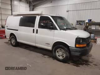 2004 Chevrolet Express Cargo с VIN 1GCHG35U441190266, выставлен на аукционе IAAI как лот 43398853 с пробегом 152 197 миль миль и . История ставок и продаж доступна на DreamBid. Изображение 1.