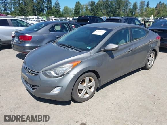 2013 Hyundai Elantra GLS with VIN 5NPDH4AE2DH354719, listed as a IAAI auction lot 42976433 with 96,234 mi miles and . Bid and sale history available at DreamBid. Image 2.