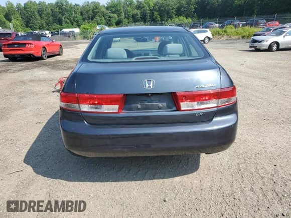 2003 Honda Accord LX с VIN 1HGCM56463A142930, выставлен на аукционе Copart как лот 60199645 с пробегом 130 922 миль миль и Списание • Salvage title. История ставок и продаж доступна на DreamBid. Изображение 6.