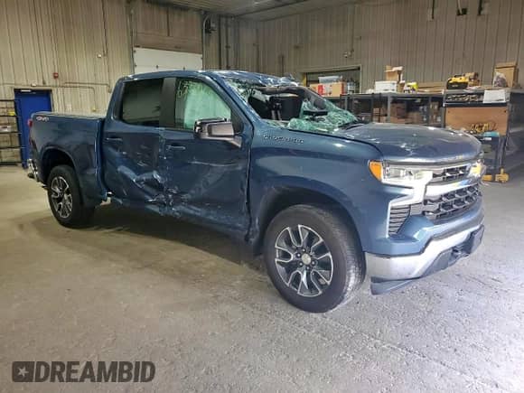 2024 Chevrolet Silverado 1500 LT with VIN 2GCUDDEDXR1234897, listed as a Copart auction lot 63231265 with Not provided miles and Salvage title. Bid and sale history available at DreamBid. Image 4.