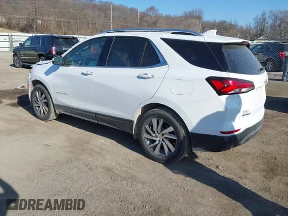2024 Chevrolet Equinox Premier с VIN 3GNAXXEG5RL222880, выставлен на аукционе IAAI как лот 41792383 с пробегом 22 802 миль миль и . История ставок и продаж доступна на DreamBid. Изображение 3.