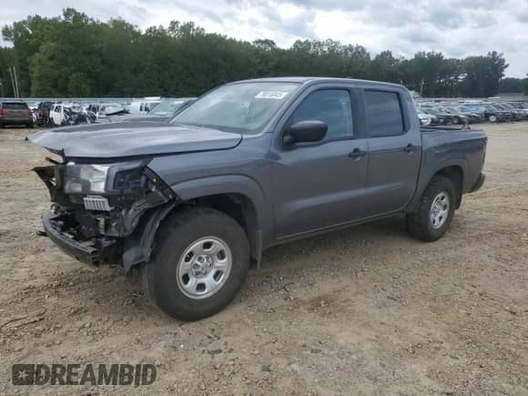 2023 Nissan Frontier S with VIN 1N6ED1EK0PN636339, listed as a Copart auction lot 70015045 with 72,172 mi miles and Salvage title. Bid and sale history available at DreamBid. Image 1.