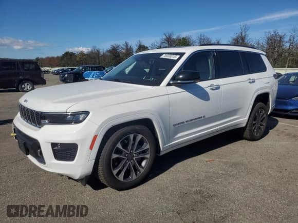 2022 Jeep Grand Cherokee Overland с VIN 1C4RJKDG5N8529458, выставлен на аукционе Copart как лот 70038515 с пробегом 53 718 миль миль и Списание • Salvage title. История ставок и продаж доступна на DreamBid. Изображение 1.