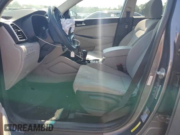 2021 Hyundai Tucson SE with VIN KM8J23A4XMU346634, listed as a Copart auction lot 65253225 with Not provided miles and Salvage title. Bid and sale history available at DreamBid. Image 7.