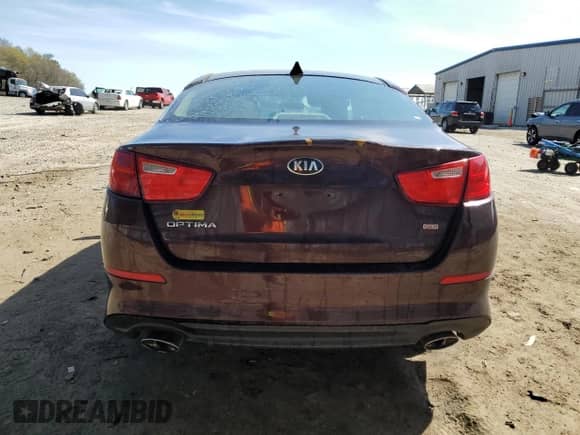 2015 Kia Optima LX with VIN 5XXGM4A77FG448815, listed as a Copart auction lot 50725545 with 262,786 mi miles and Salvage title. Bid and sale history available at DreamBid. Image 6.