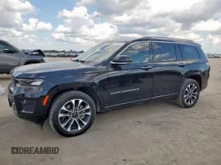 2021 Jeep Grand Cherokee Overland with VIN 1C4RJKDG4M8188116, listed as a Copart auction lot 81416145 with 74,003 mi miles and Salvage title. Bid and sale history available at DreamBid. Image 1.