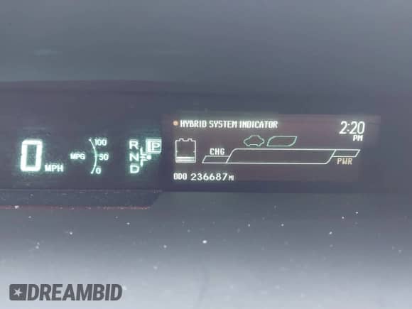 2012 Toyota Prius One с VIN JTDKN3DU5C1598898, выставлен на аукционе IAAI как лот 43341282 с пробегом 236 687 миль миль и . История ставок и продаж доступна на DreamBid. Изображение 15.