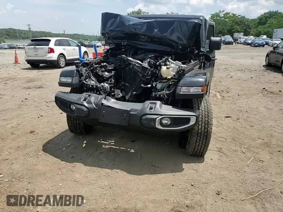 2022 Jeep Wrangler Unlimited Sahara с VIN 1C4HJXEN1NW245102, выставлен на аукционе Copart как лот 63189365 с пробегом 64 766 миль миль и Списание • Salvage title. История ставок и продаж доступна на DreamBid. Изображение 15.