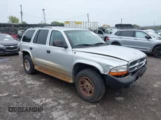 2003 Dodge Durango SLT with VIN 1D4HS48N33F572639, listed as a IAAI auction lot 43299779 with 252,699 mi miles and . Bid and sale history available at DreamBid. Image 1.