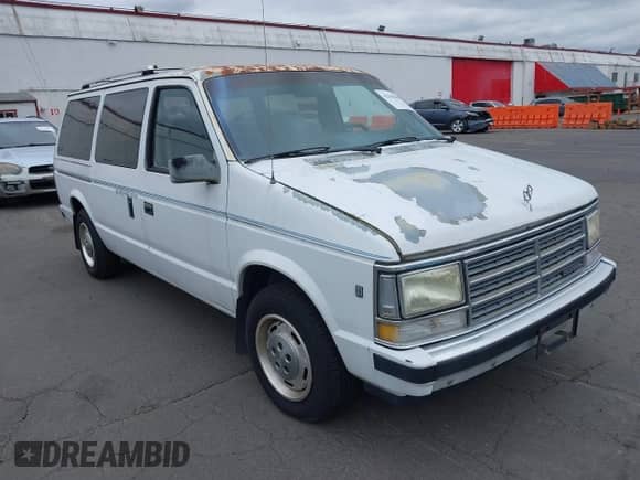1989 Dodge Grand Caravan с VIN 1B4FK4438KX676509, выставлен на аукционе IAAI как лот 42503682 с пробегом 158 471 миль миль и . История ставок и продаж доступна на DreamBid. Изображение 1.