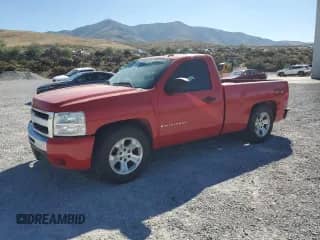 2008 Chevrolet Silverado 1500 Work Truck with VIN 1GCEK14X48Z311158, listed as a Copart auction lot 63526615 with 120,054 mi miles and Salvage title. Bid and sale history available at DreamBid. Image 1.