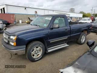 2005 Chevrolet Silverado 1500 Work Truck with VIN 1GCEK14T65Z297546, listed as a Copart auction lot 81049635 with 67,790 mi miles and Salvage title. Bid and sale history available at DreamBid. Image 1.
