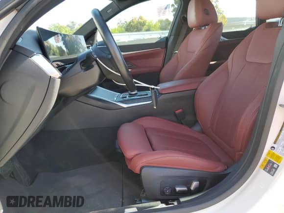 2023 BMW i4 eDrive35 with VIN WBY43AW05PFP84638, listed as a Copart auction lot 60542765 with 18,974 mi miles and Salvage title. Bid and sale history available at DreamBid. Image 7.