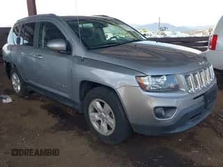 2017 Jeep Compass Latitude with VIN 1C4NJCEB3HD198754, listed as a IAAI auction lot 43194675 with 63,960 mi miles and . Bid and sale history available at DreamBid. Image 1.
