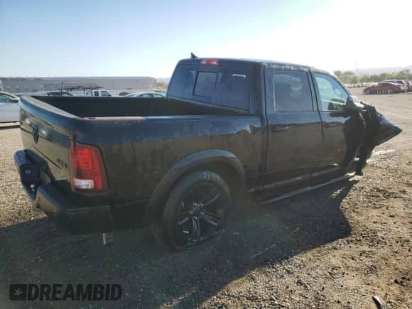 2022 Ram 1500 Warlock z VIN 1C6RR7LGXNS199141, wystawiony jako Copart lot #84645595 z przebiegiem 53 328 mil mil oraz Szkoda całkowita • Salvage title. Historia ofert i sprzedaży dostępna na DreamBid. Obrazek 3.