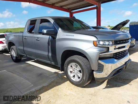 2019 Chevrolet Silverado 1500 LT z VIN 1GCRYDED6KZ401862, wystawiony jako IAAI lot #42973973 z przebiegiem 62 442 mil mil oraz . Historia ofert i sprzedaży dostępna na DreamBid. Obrazek 1.