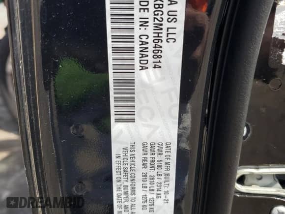 2021 Dodge Charger SXT with VIN 2C3CDXBG2MH646814, listed as a Copart auction lot 81434655 with 70,026 mi miles and Salvage title. Bid and sale history available at DreamBid. Image 13.