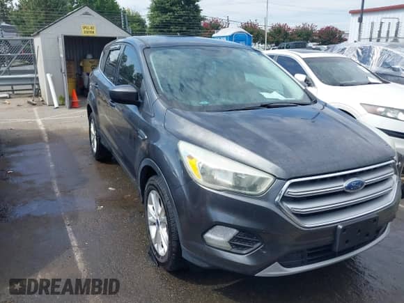 2017 Ford Escape SE with VIN 1FMCU9G93HUC52514, listed as a IAAI auction lot 43133799 with 141,616 mi miles and . Bid and sale history available at DreamBid. Image 1.