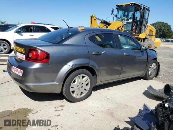 2012 Dodge Avenger SE z VIN 1C3CDZAB9CN311671, wystawiony jako Copart lot #68997874 z przebiegiem Nie podano mil oraz Nie do naprawy • Non repairable. Historia ofert i sprzedaży dostępna na DreamBid. Obrazek 3.
