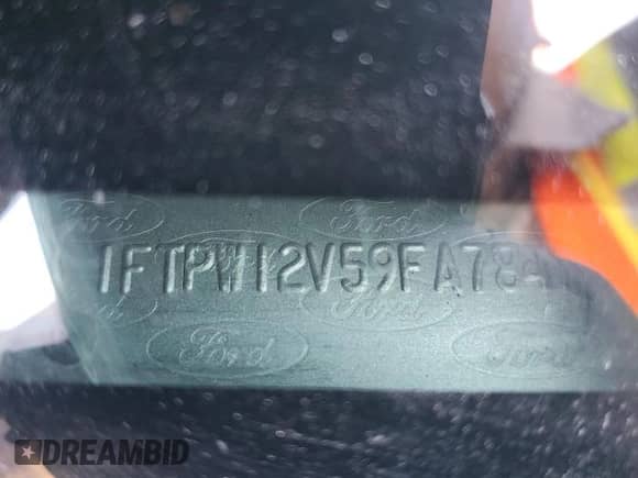 2009 Ford F-150 XL с VIN 1FTPW12V59FA78408, выставлен на аукционе Copart как лот 81949365 с пробегом 185 813 миль миль и Списание • Salvage title. История ставок и продаж доступна на DreamBid. Изображение 12.