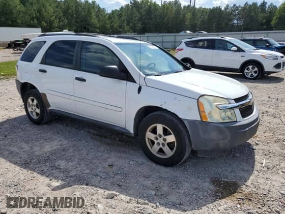 2005 Chevrolet Equinox LS with VIN 2CNDL13F756013854, listed as a Copart auction lot 70198875 with 107,315 mi miles and Salvage title. Bid and sale history available at DreamBid. Image 4.