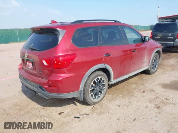 2019 Nissan Pathfinder SV with VIN 5N1DR2MM0KC633479, listed as a IAAI auction lot 42883111 with 119,489 mi miles and . Bid and sale history available at DreamBid. Image 4.