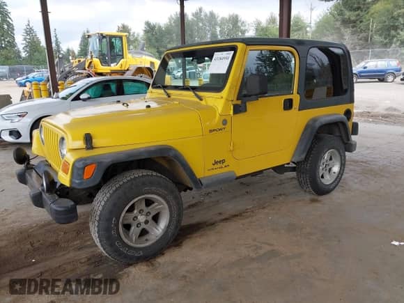2004 Jeep Wrangler Sport z VIN 1J4FA49S04P788403, wystawiony jako IAAI lot #43184950 z przebiegiem 290 533 mil mil oraz . Historia ofert i sprzedaży dostępna na DreamBid. Obrazek 2.