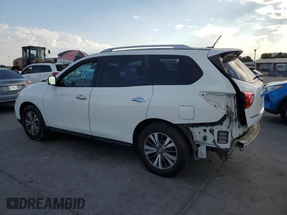 2017 Nissan Pathfinder SL with VIN 5N1DR2MN6HC637490, listed as a Copart auction lot 70321955 with 93,545 mi miles and Salvage title. Bid and sale history available at DreamBid. Image 2.