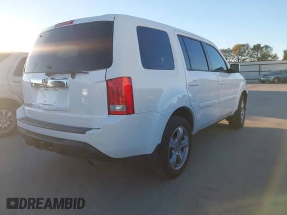 2013 Honda Pilot EX-L with VIN 5FNYF3H57DB004024, listed as a IAAI auction lot 43597652 with 144,099 mi miles and . Bid and sale history available at DreamBid. Image 4.