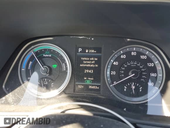 2022 Hyundai Sonata Blue с VIN KMHL24JJ0NA041716, выставлен на аукционе Copart как лот 48356795 с пробегом 35 653 миль миль и Списание • Salvage title. История ставок и продаж доступна на DreamBid. Изображение 9.