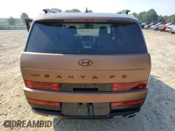 2024 Hyundai Santa Fe Calligraphy с VIN 5NMP54GL8RH028701, выставлен на аукционе Copart как лот 69563814 с пробегом 8 910 миль миль и Списание • Salvage title. История ставок и продаж доступна на DreamBid. Изображение 6.