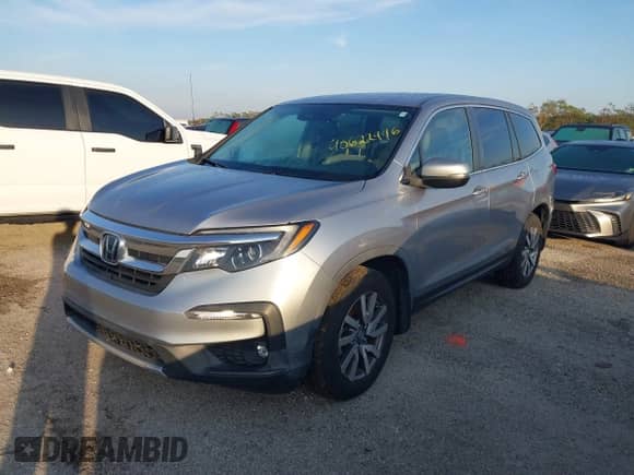 2020 Honda Pilot EX z VIN 5FNYF5H37LB021513, wystawiony jako IAAI lot #40622946 z przebiegiem Nie podano mil oraz . Historia ofert i sprzedaży dostępna na DreamBid. Obrazek 2.