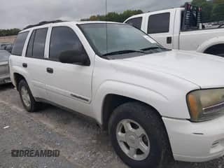 2002 Chevrolet TrailBlazer LS с VIN 1GNDS13S422375449, выставлен на аукционе IAAI как лот 43370004 с пробегом 205 923 миль миль и . История ставок и продаж доступна на DreamBid. Изображение 1.