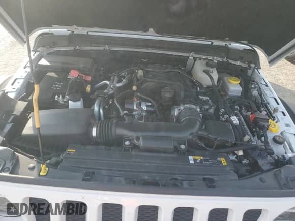 2022 Jeep Wrangler Unlimited Sport with VIN 1C4HJXDG1NW247614, listed as a Copart auction lot 70441794 with 35,854 mi miles and Salvage title. Bid and sale history available at DreamBid. Image 11.