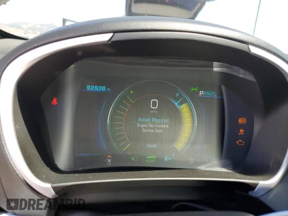 2018 Chevrolet Volt LT with VIN 1G1RC6S56JU158467, listed as a Copart auction lot 71189335 with 92,838 mi miles and Salvage title. Bid and sale history available at DreamBid. Image 9.