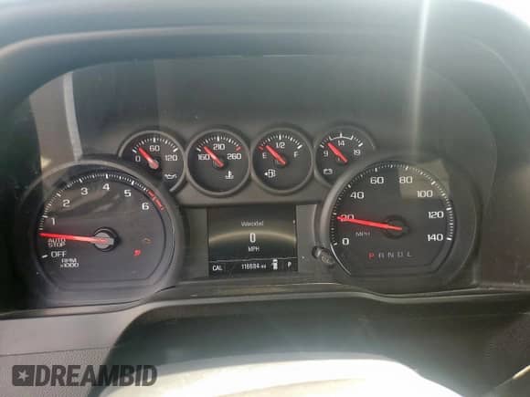 2021 Chevrolet Silverado 1500 Custom with VIN 3GCPWBEK4MG204675, listed as a Copart auction lot 53081875 with 116,684 mi miles and Salvage title. Bid and sale history available at DreamBid. Image 9.