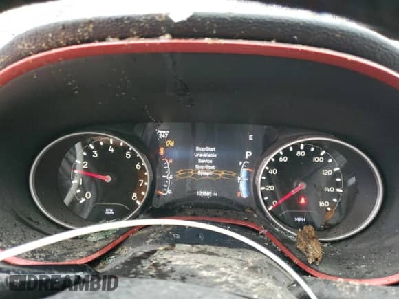 2019 Jeep Compass Trailhawk with VIN 3C4NJDDB7KT671080, listed as a Copart auction lot 60645655 with 131,581 mi miles and Salvage title. Bid and sale history available at DreamBid. Image 9.