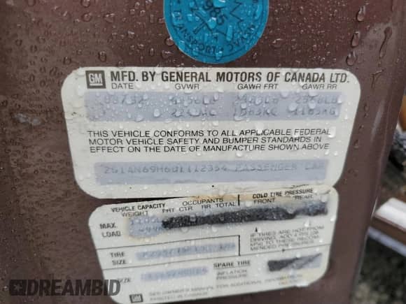 1983 Chevrolet Caprice с VIN 2G1AN69H6D1112354, выставлен на аукционе Copart как лот 73111544 с пробегом Не указан миль и Списание • Salvage title. История ставок и продаж доступна на DreamBid. Изображение 12.