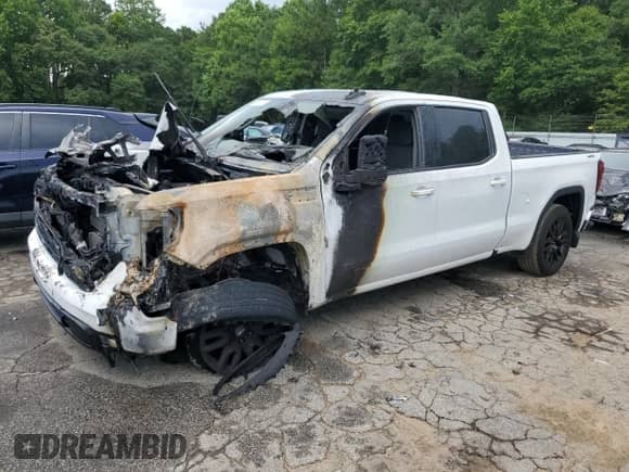 2022 GMC Sierra 1500 Elevation с VIN 3GTPUCEK4NG629570, выставлен на аукционе Copart как лот 64414835 с пробегом Не указан миль и Списание • Salvage title. История ставок и продаж доступна на DreamBid. Изображение 1.