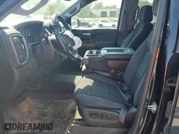 2021 Chevrolet Silverado 1500 LT with VIN 3GCUYDED5MG104448, listed as a Copart auction lot 69136725 with 92,739 mi miles and Salvage title. Bid and sale history available at DreamBid. Image 7.