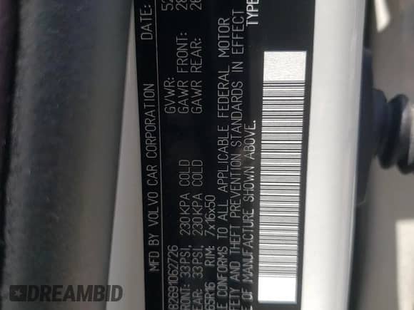 2009 Volvo XC70 3.2L z VIN YV4BZ982691062726, wystawiony jako Copart lot #66154305 z przebiegiem 214 328 mil mil oraz Szkoda całkowita • Salvage title. Historia ofert i sprzedaży dostępna na DreamBid. Obrazek 12.